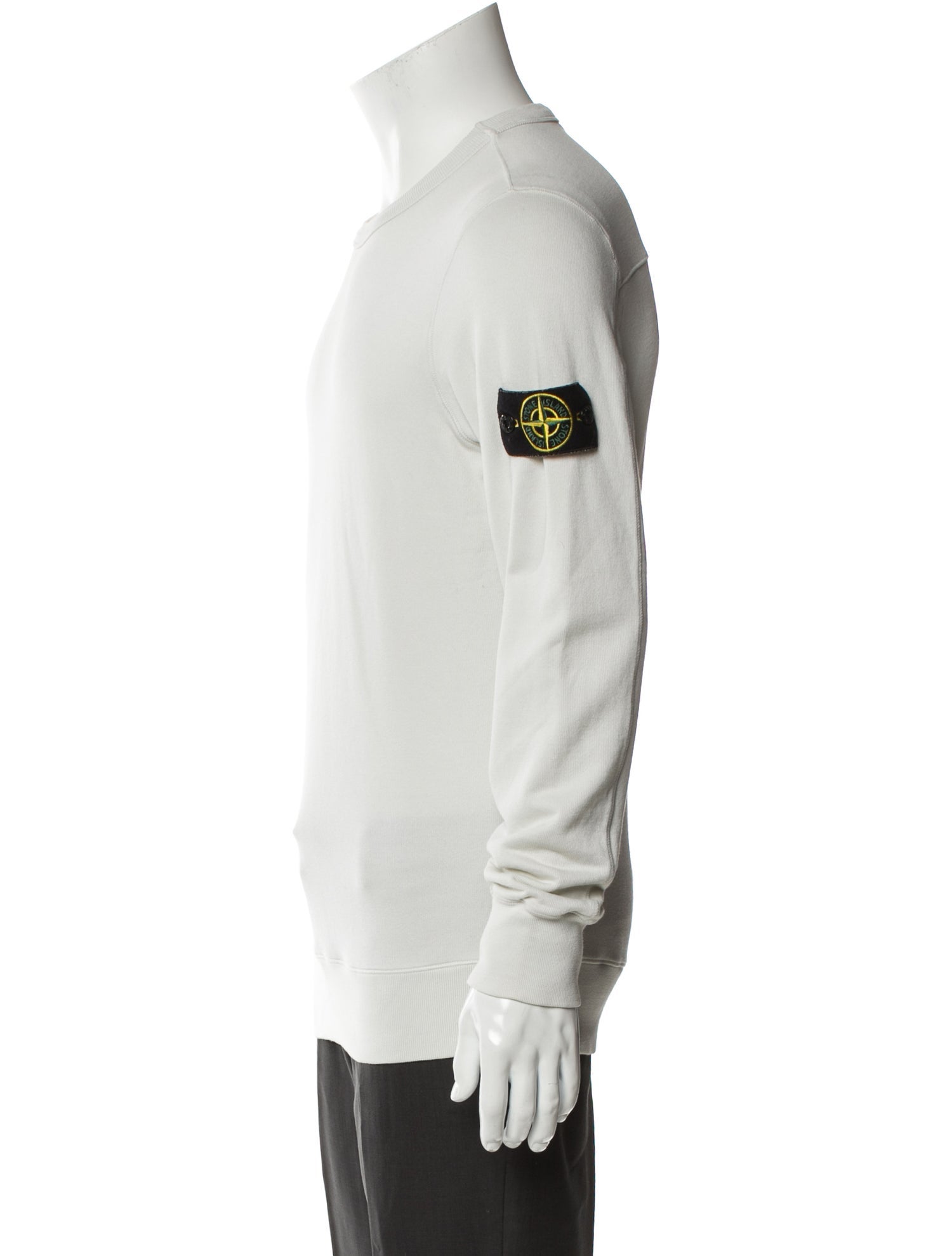 Stone Island Crew Neck Long Sleeve T-Shirt