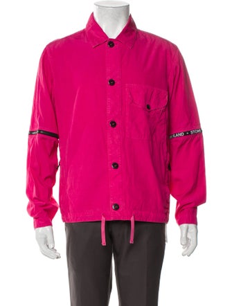 Stone Island Graphic Print Denim Jacket