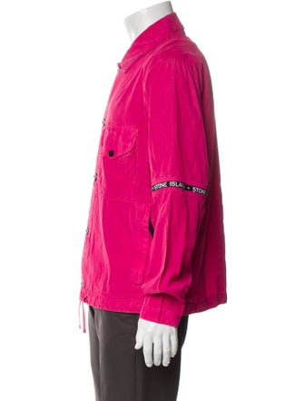 Stone Island Graphic Print Denim Jacket