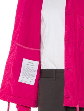 Stone Island Graphic Print Denim Jacket