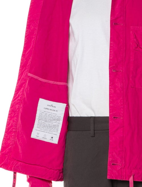 Stone Island Graphic Print Denim Jacket