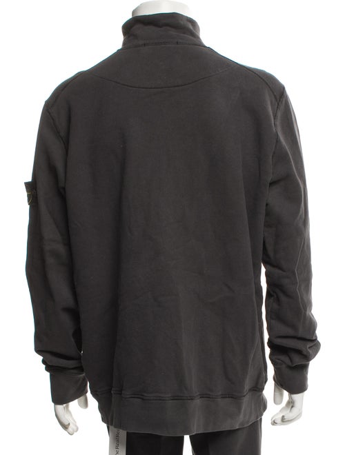 Stone Island 2021 Quarter Zip Pullover Sweatshirt