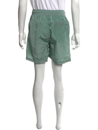 Stone Island Embroidered Accent Swim Trunks