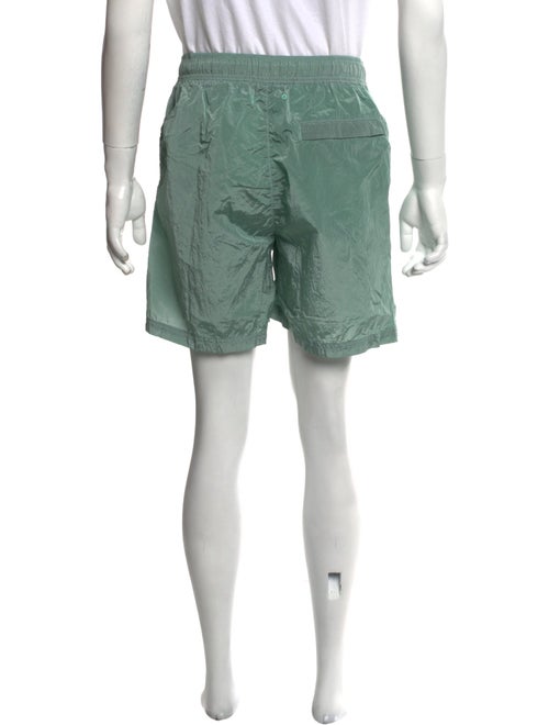 Stone Island Embroidered Accent Swim Trunks