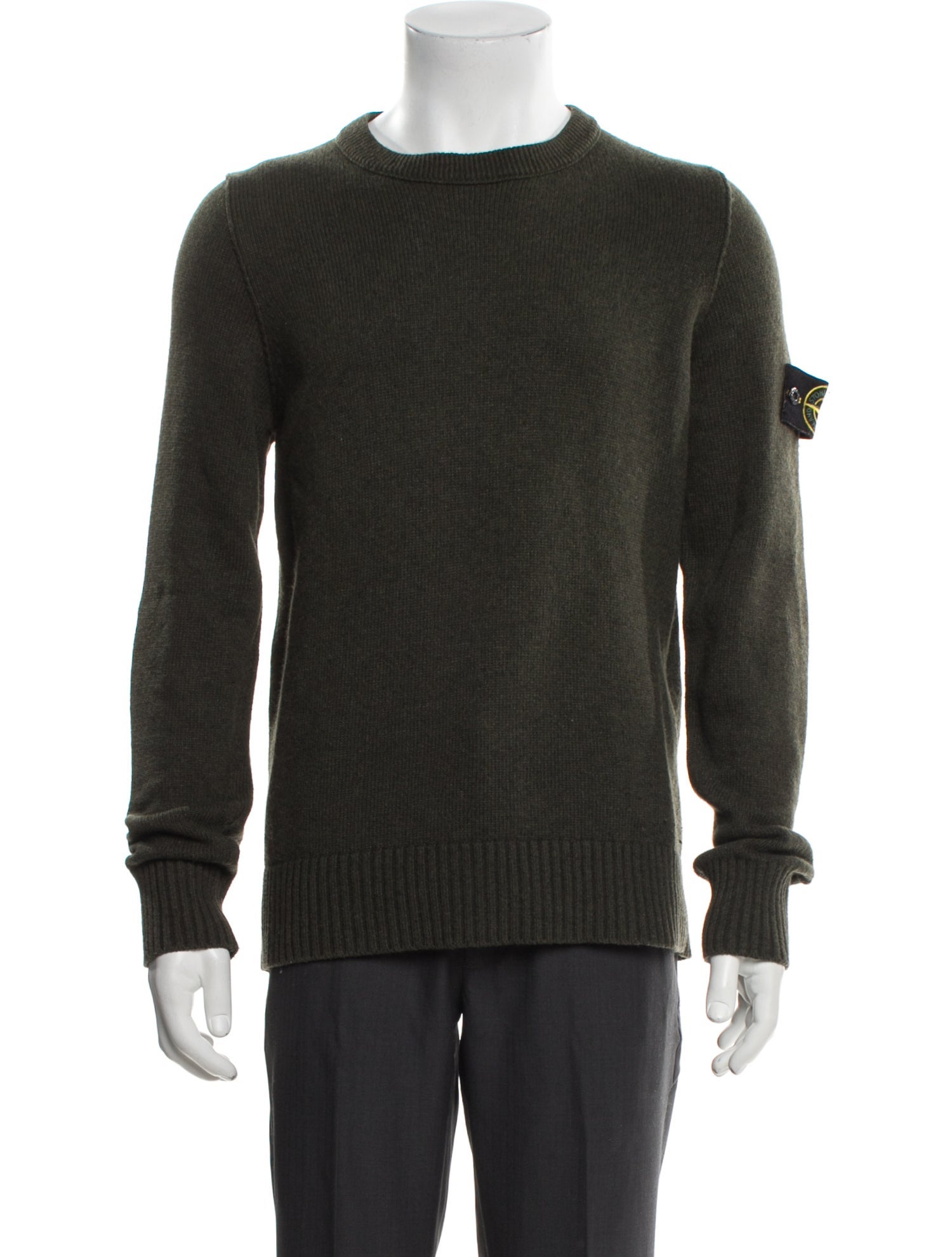 Stone Island Wool Crew Neck Pullover