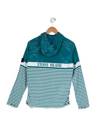 Stone Island Stripe Print Zip Jacket