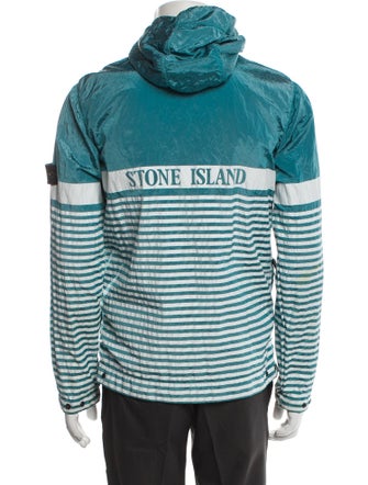 Stone Island Stripe Print Zip Jacket