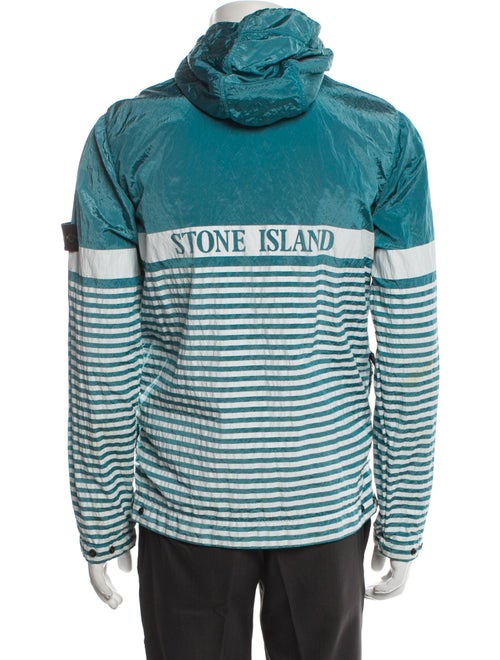 Stone Island Stripe Print Zip Jacket