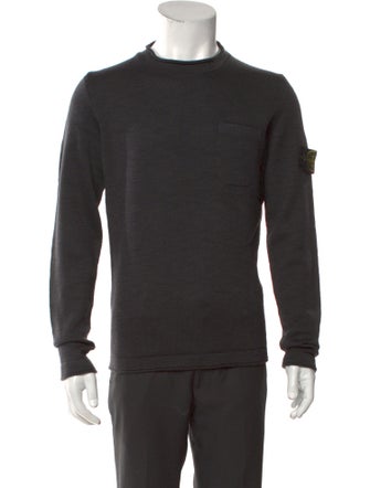 Stone Island Crew Neck Long Sleeve Pullover