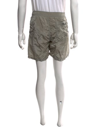 Stone Island Embroidered Accent Swim Trunks