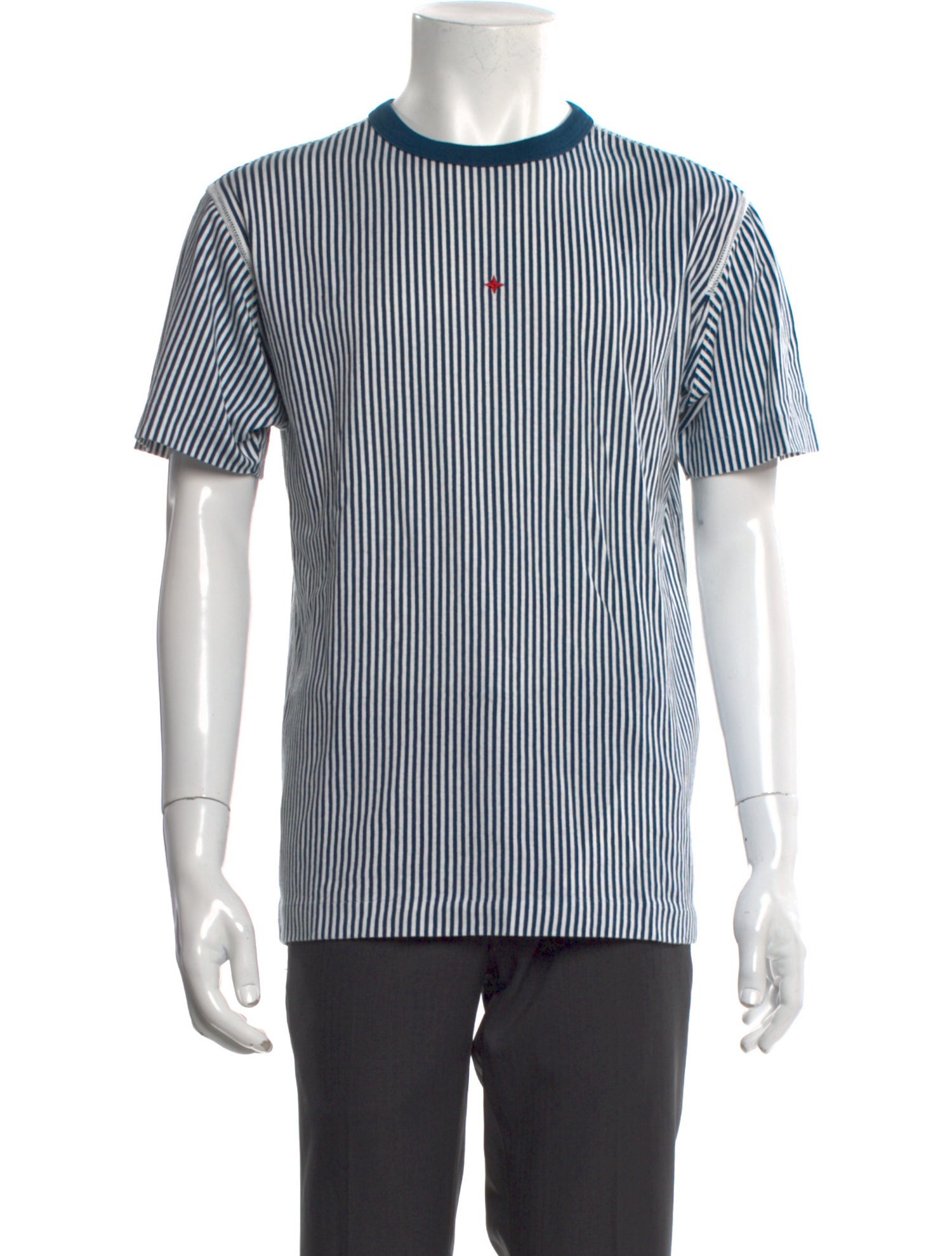 Stone Island Striped Crew Neck T-Shirt