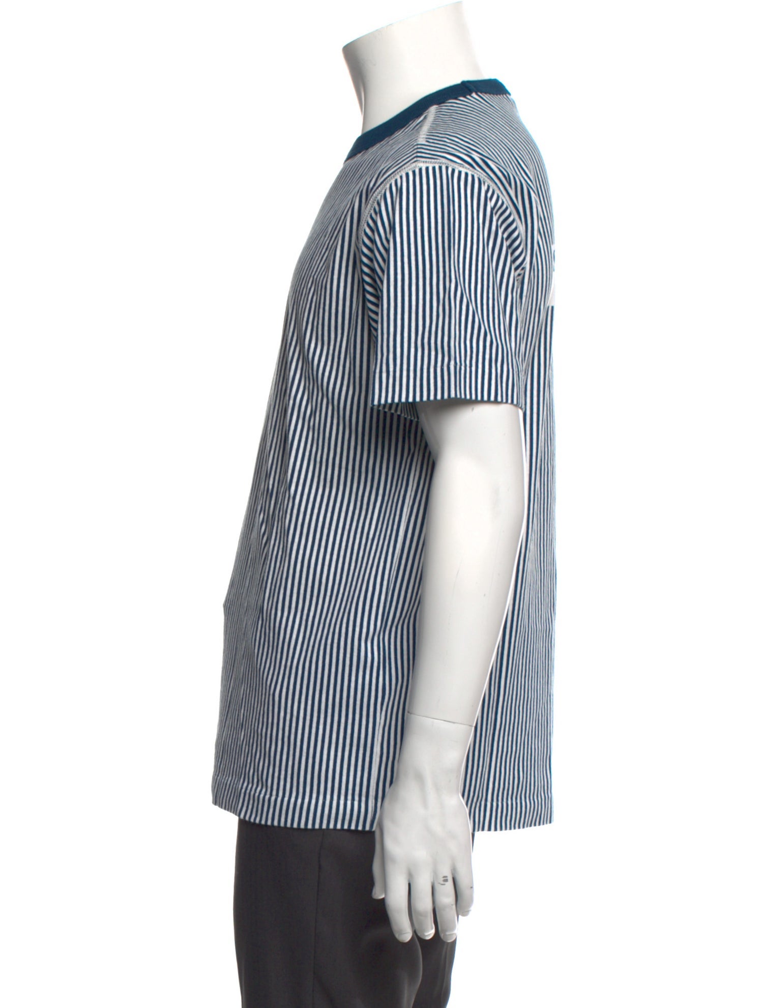 Stone Island Striped Crew Neck T-Shirt