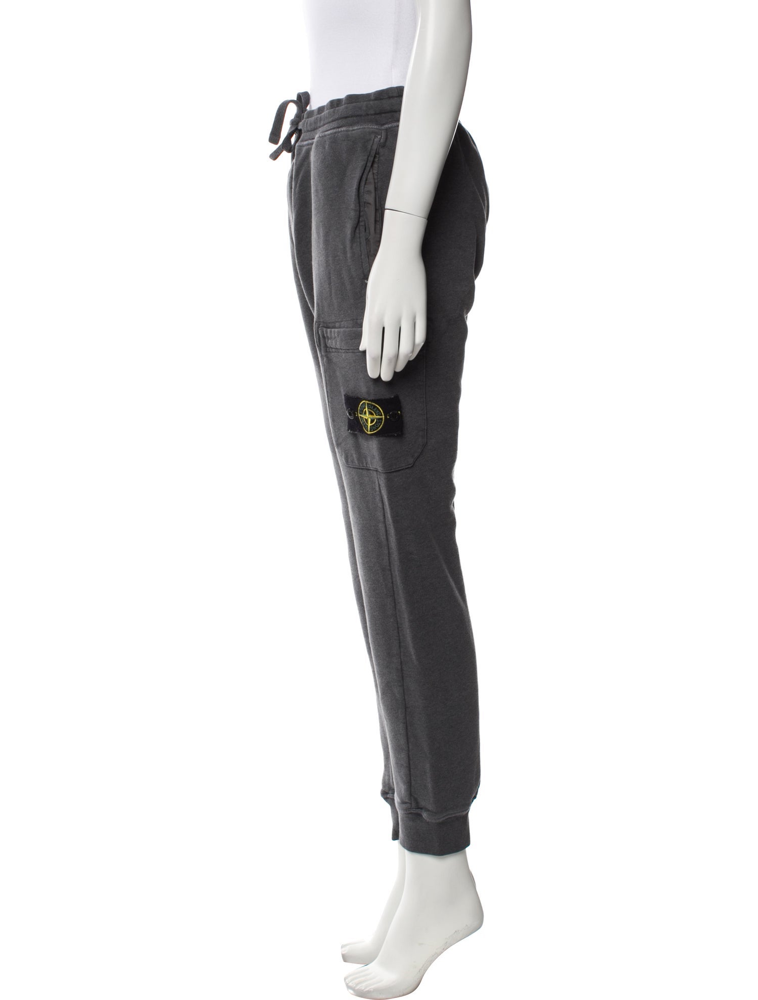Stone Island Embroidered Accent Sweatpants