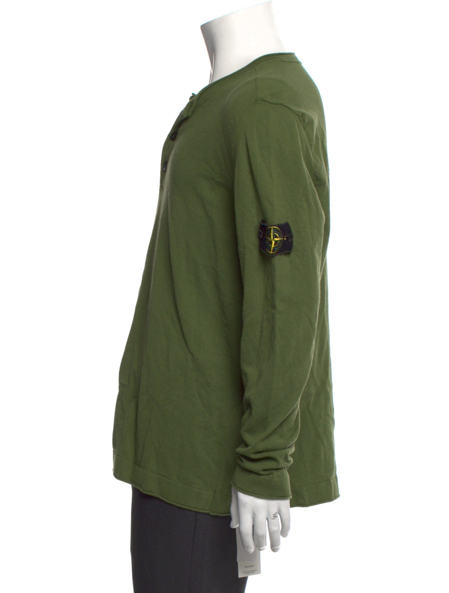 Stone Island Crew Neck Long Sleeve Sweatshirt