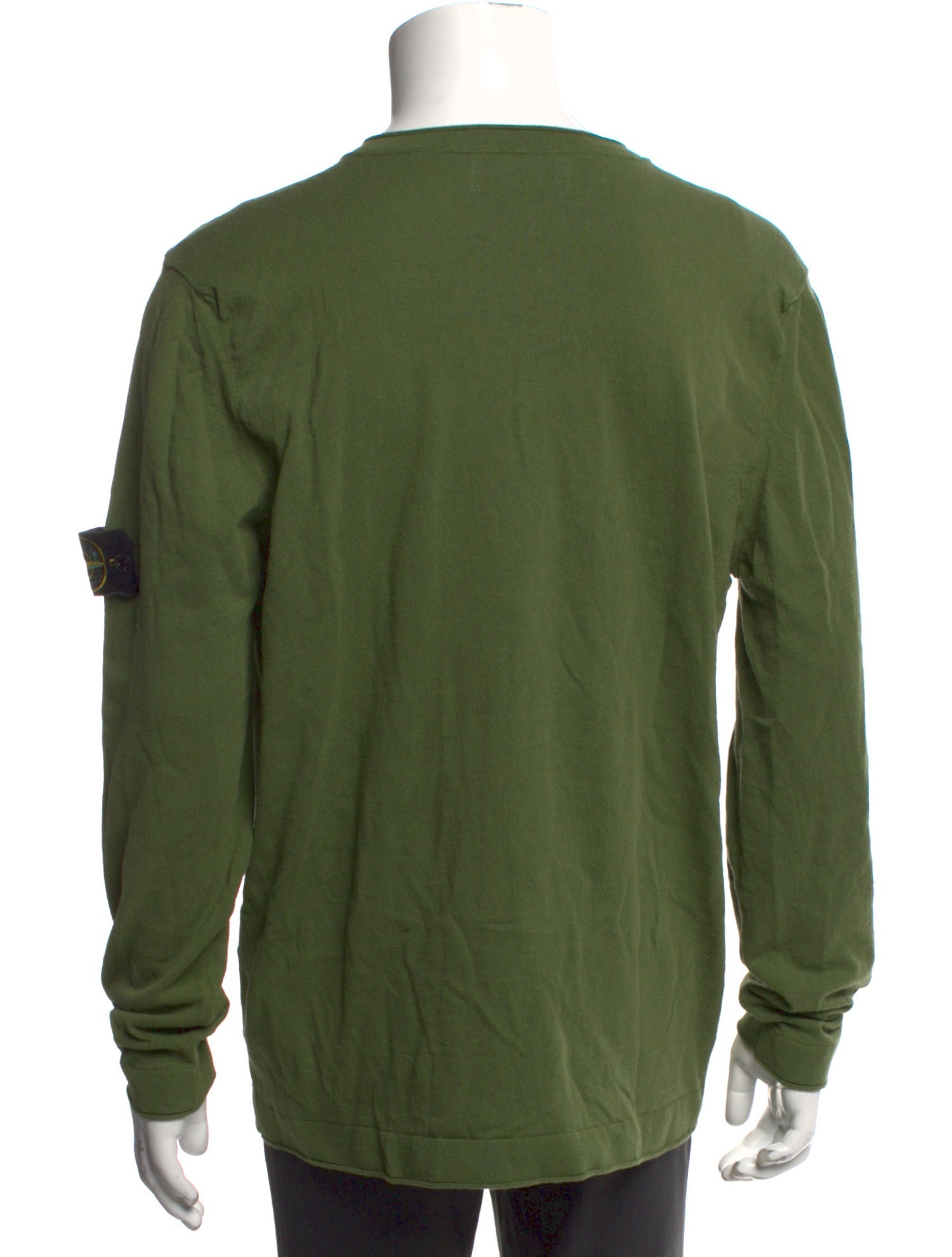 Stone Island Crew Neck Long Sleeve Sweatshirt