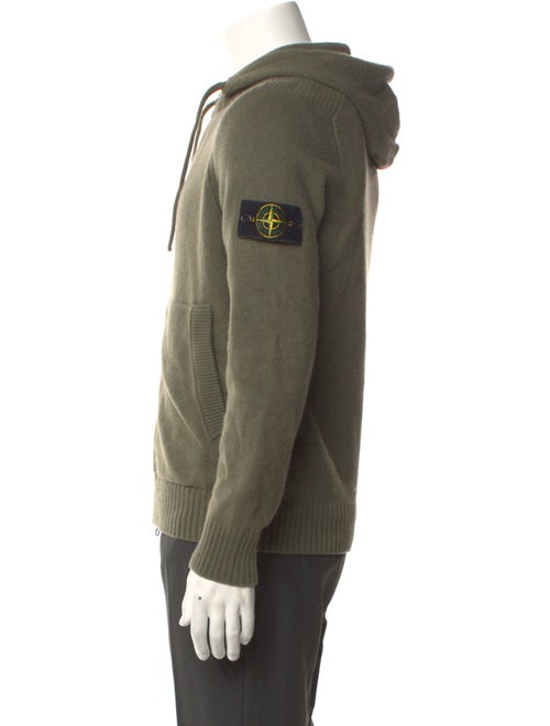 Stone Island Wool V-Neck Cardigan
