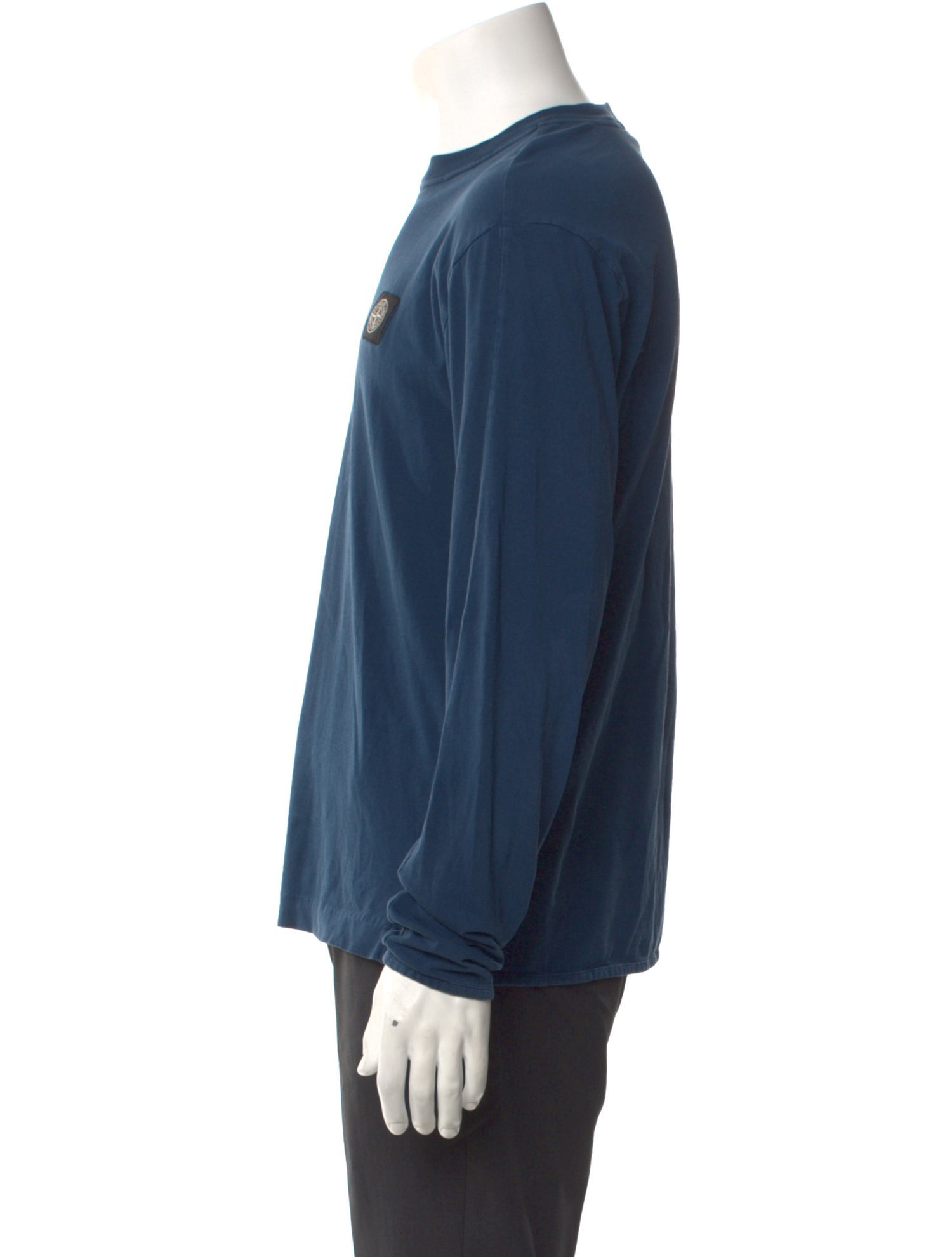 Stone Island Crew Neck Long Sleeve T-Shirt