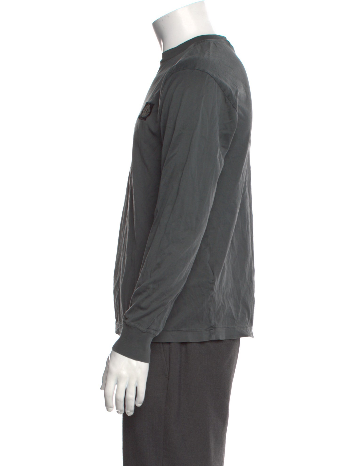 Stone Island Crew Neck Long Sleeve Henley