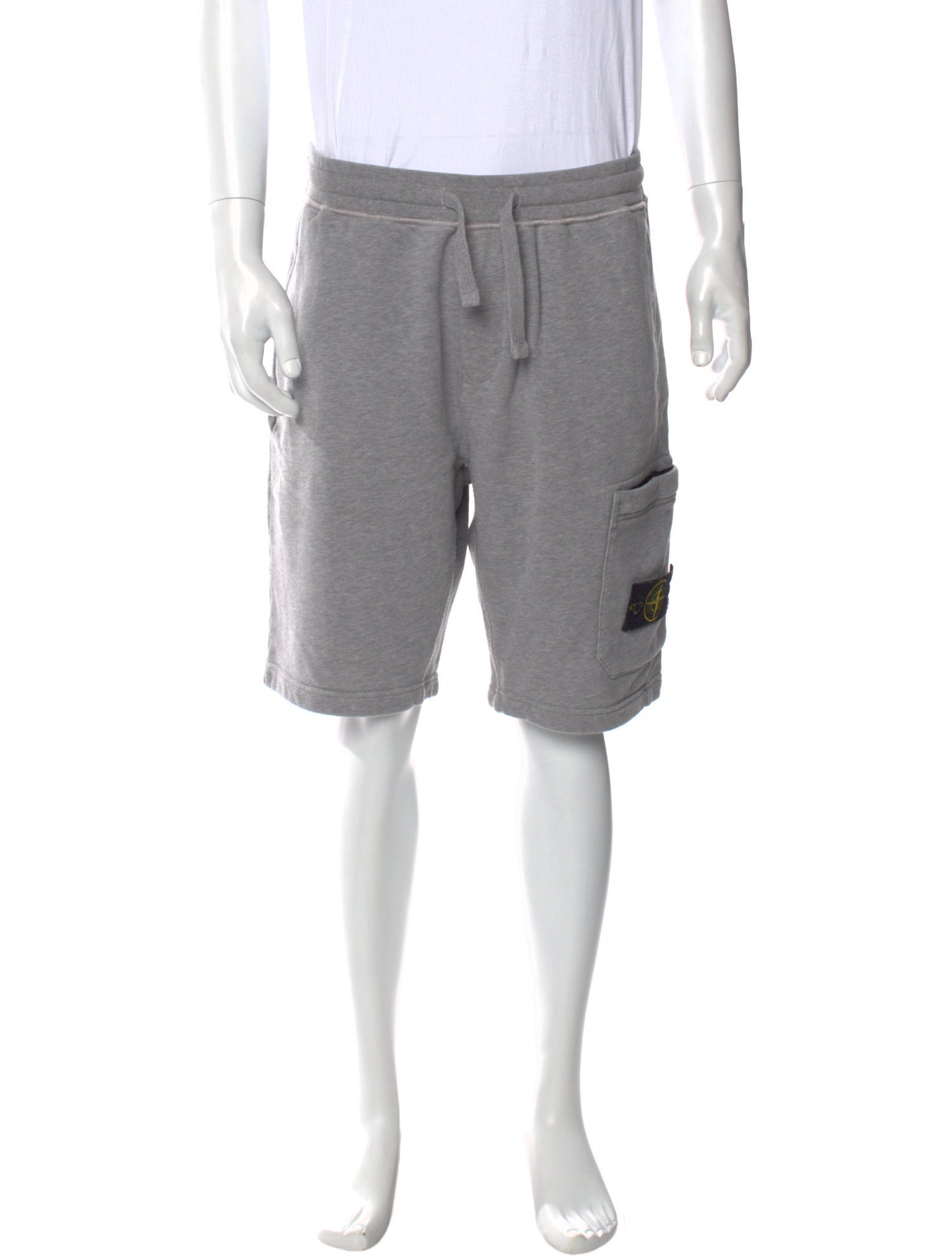 Stone Island Graphic Print Jogger Shorts