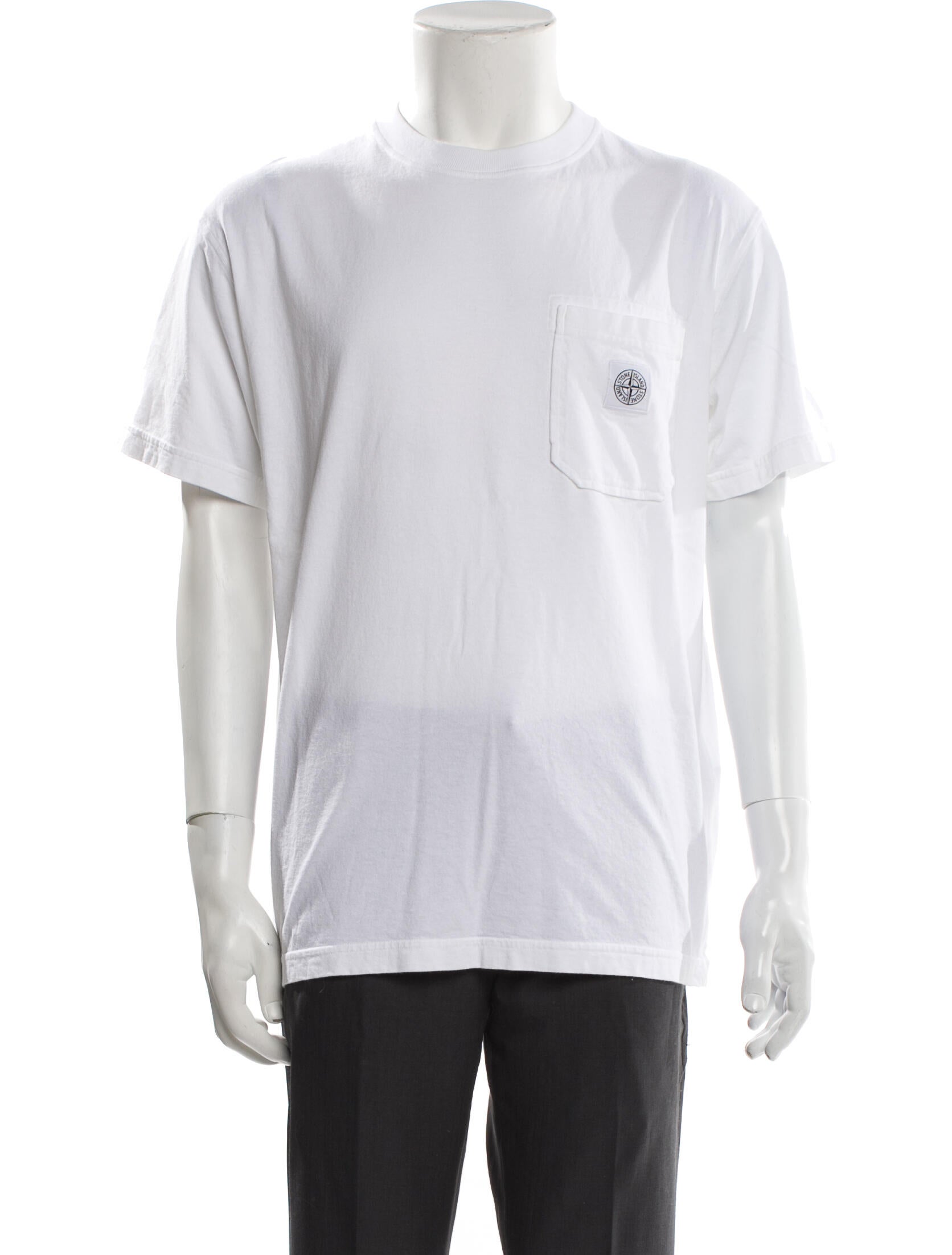 Stone Island Graphic Print Crew Neck T-Shirt