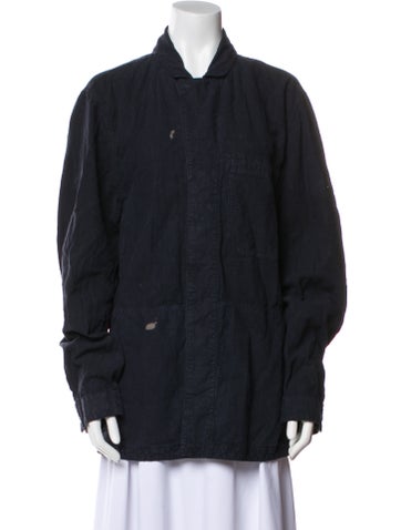 Stone Island Jackets Linen Utility Jacket L