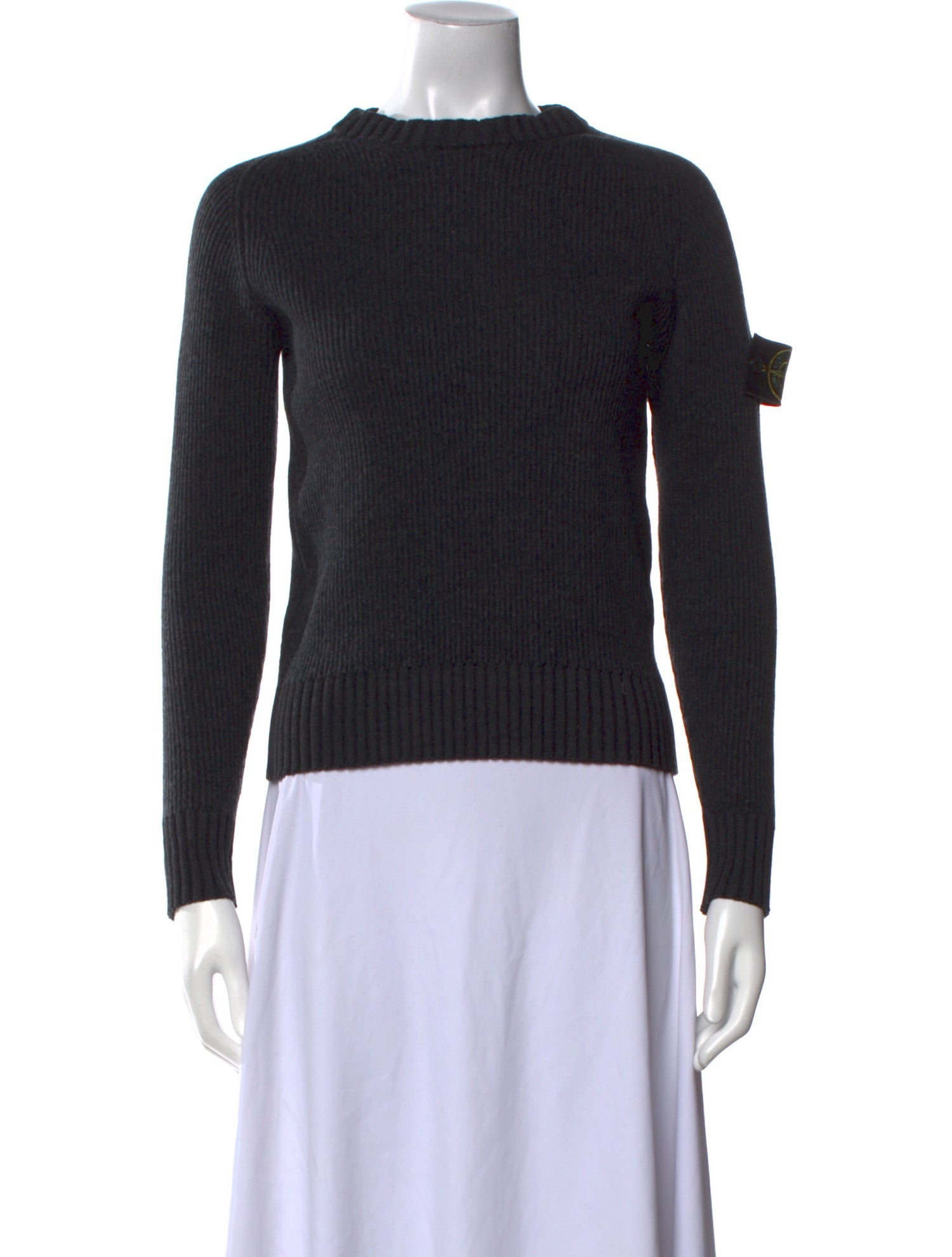 Stone Island Wool Crew Neck Sweater