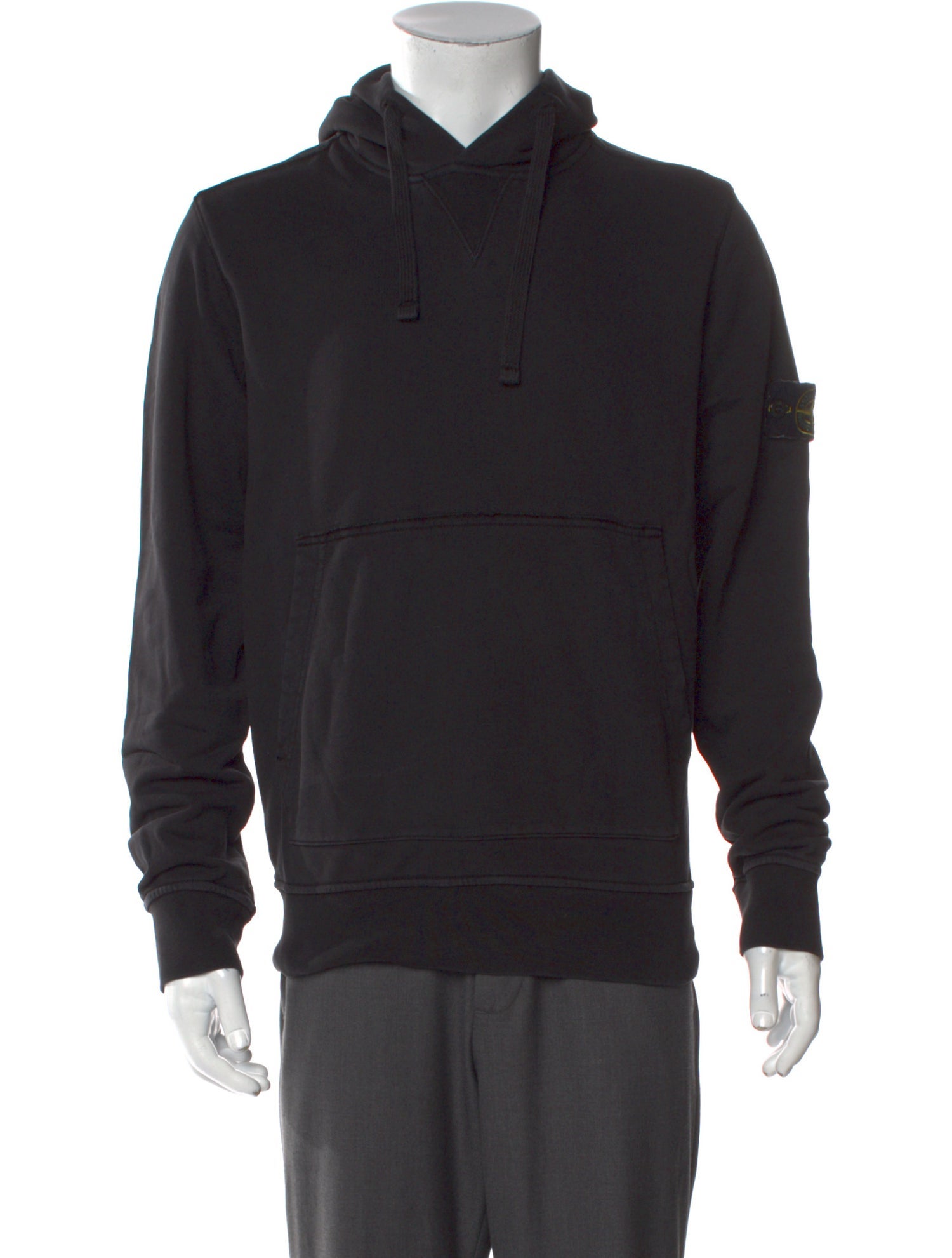 Stone Island Crew Neck Long Sleeve Hoodie