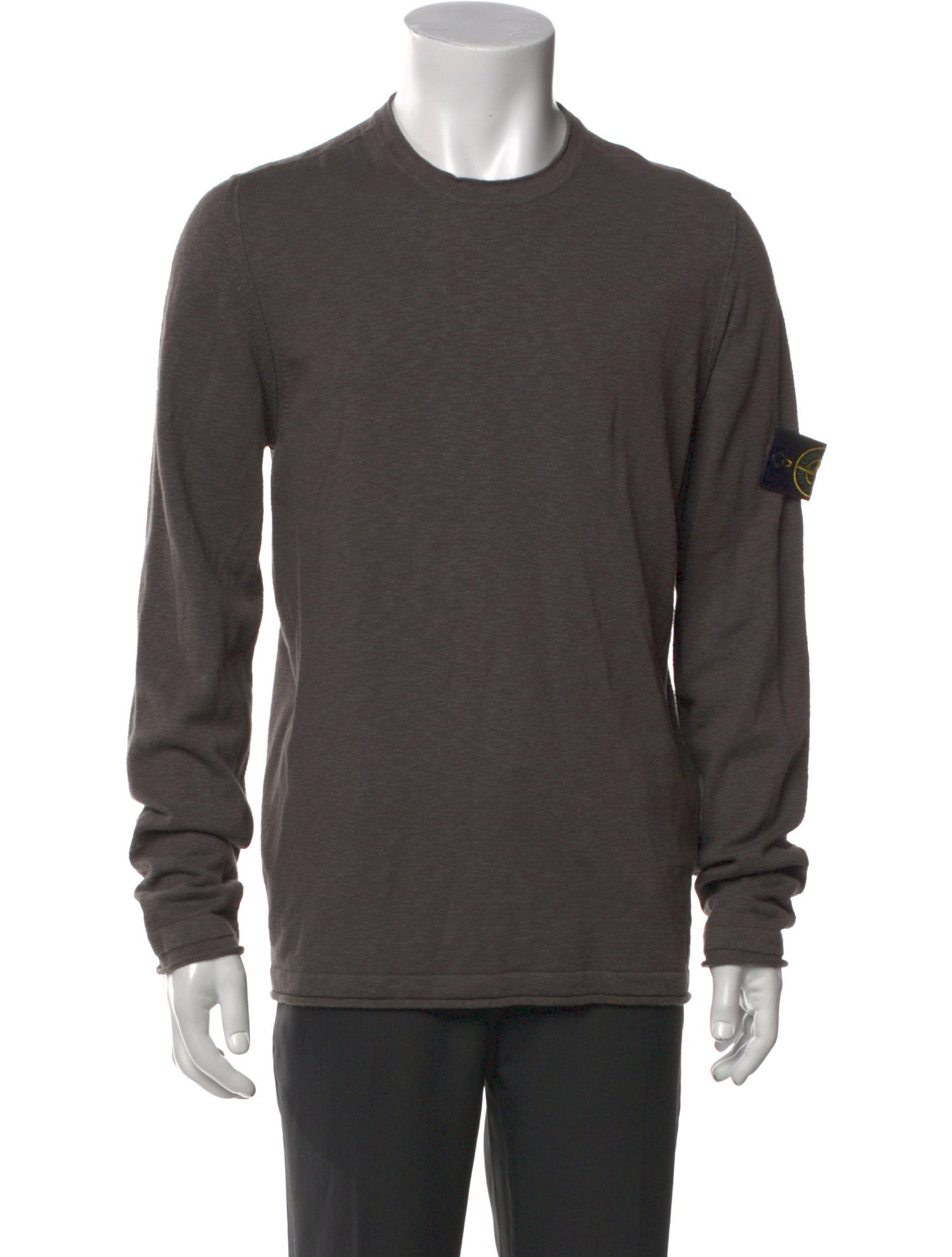 Stone Island Crew Neck Long Sleeve T-Shirt