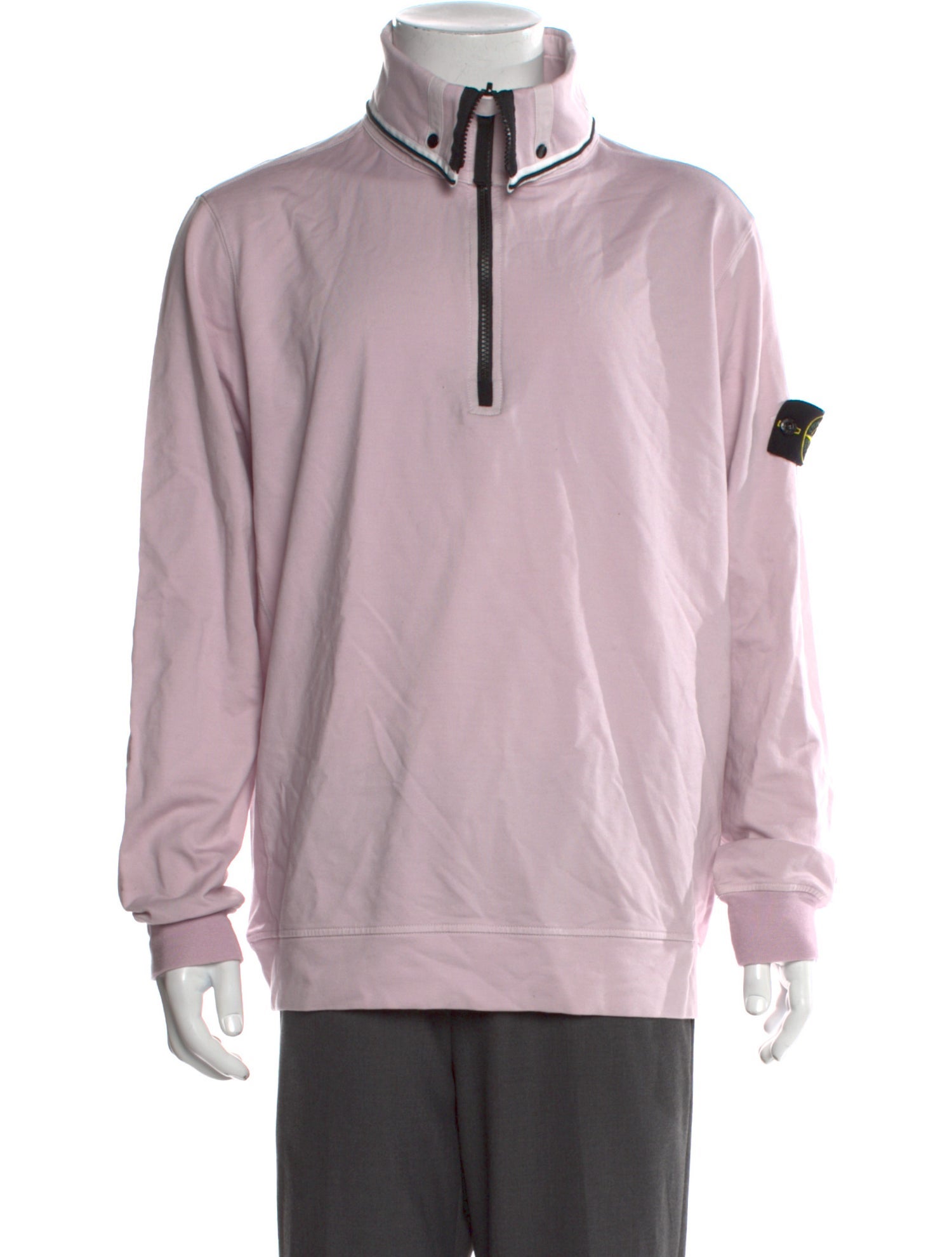 Stone Island Collar Long Sleeve Polo Shirt w/ Tags