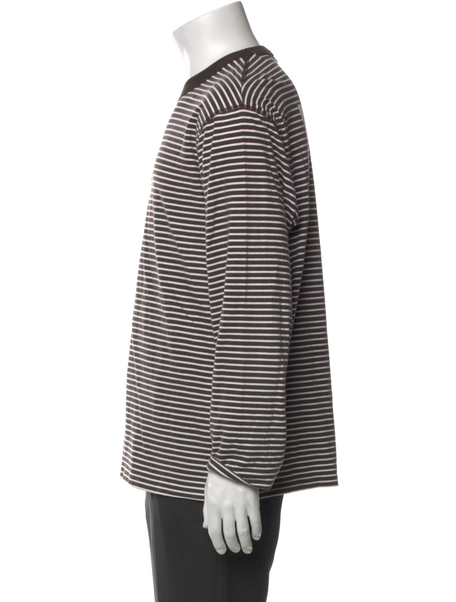 Stone Island Striped Crew Neck T-Shirt