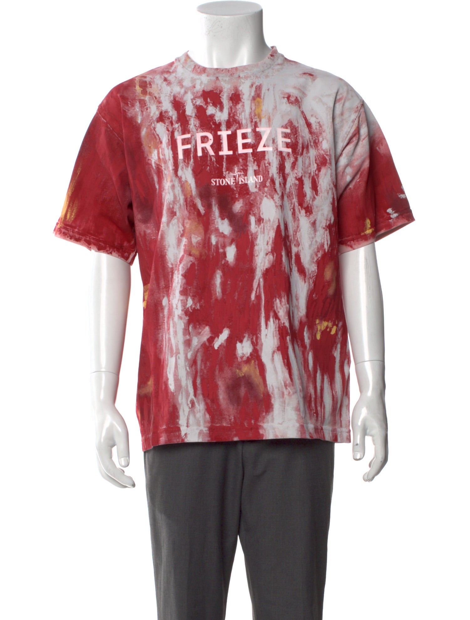 Stone Island Tie-Dye Print Crew Neck T-Shirt w/ Tags