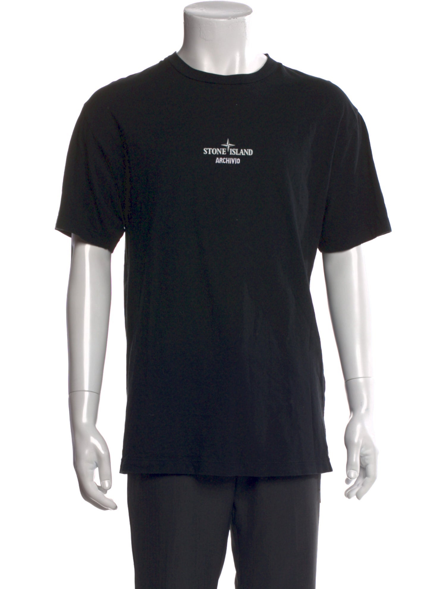 Stone Island Graphic Print Crew Neck T-Shirt