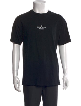 Stone Island Graphic Print Crew Neck T-Shirt