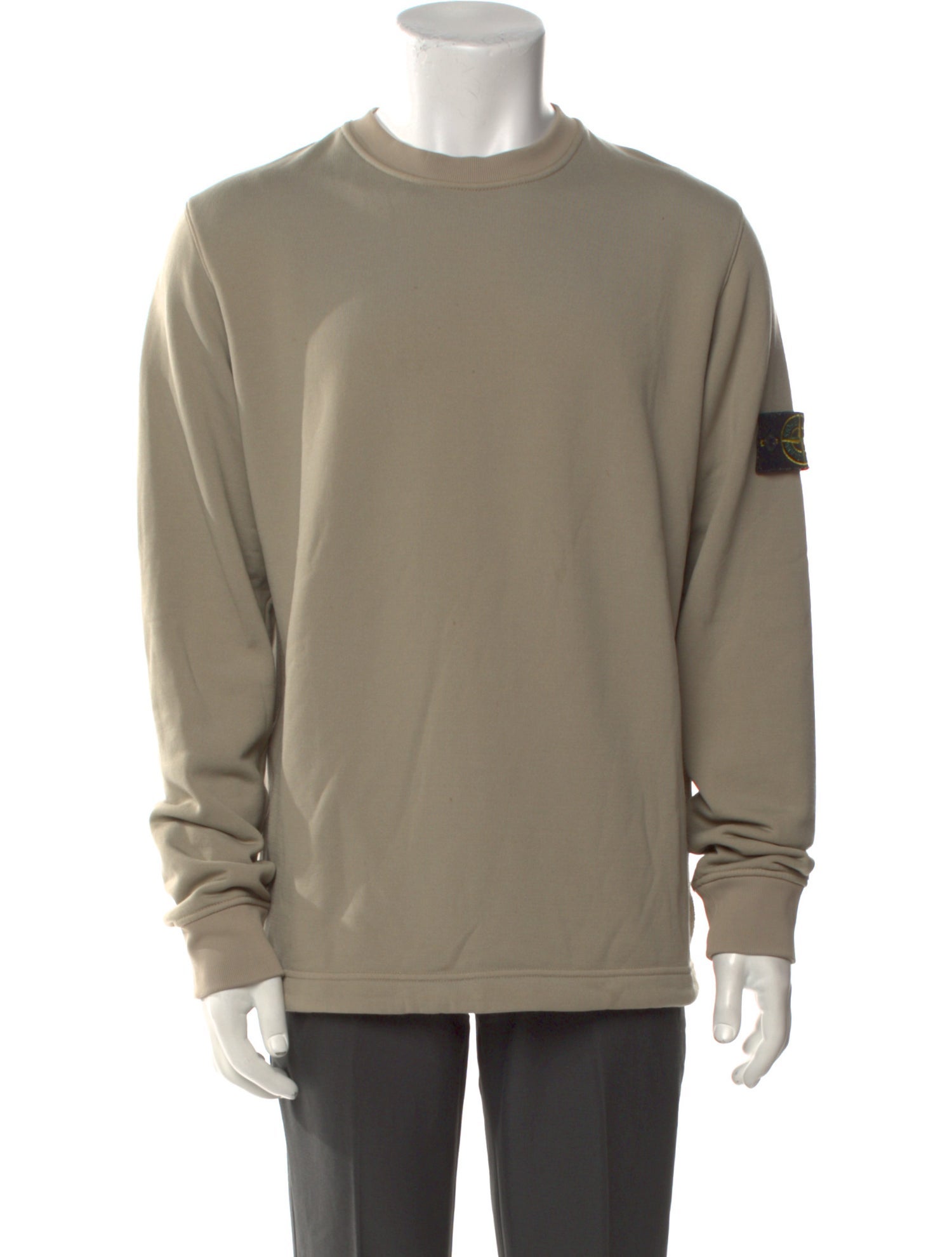 Stone Island Crew Neck Long Sleeve Sweatshirt