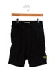 Stone Island Boys' Solid Casual Shorts