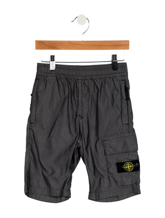 Stone Island Boys' Solid Casual Shorts