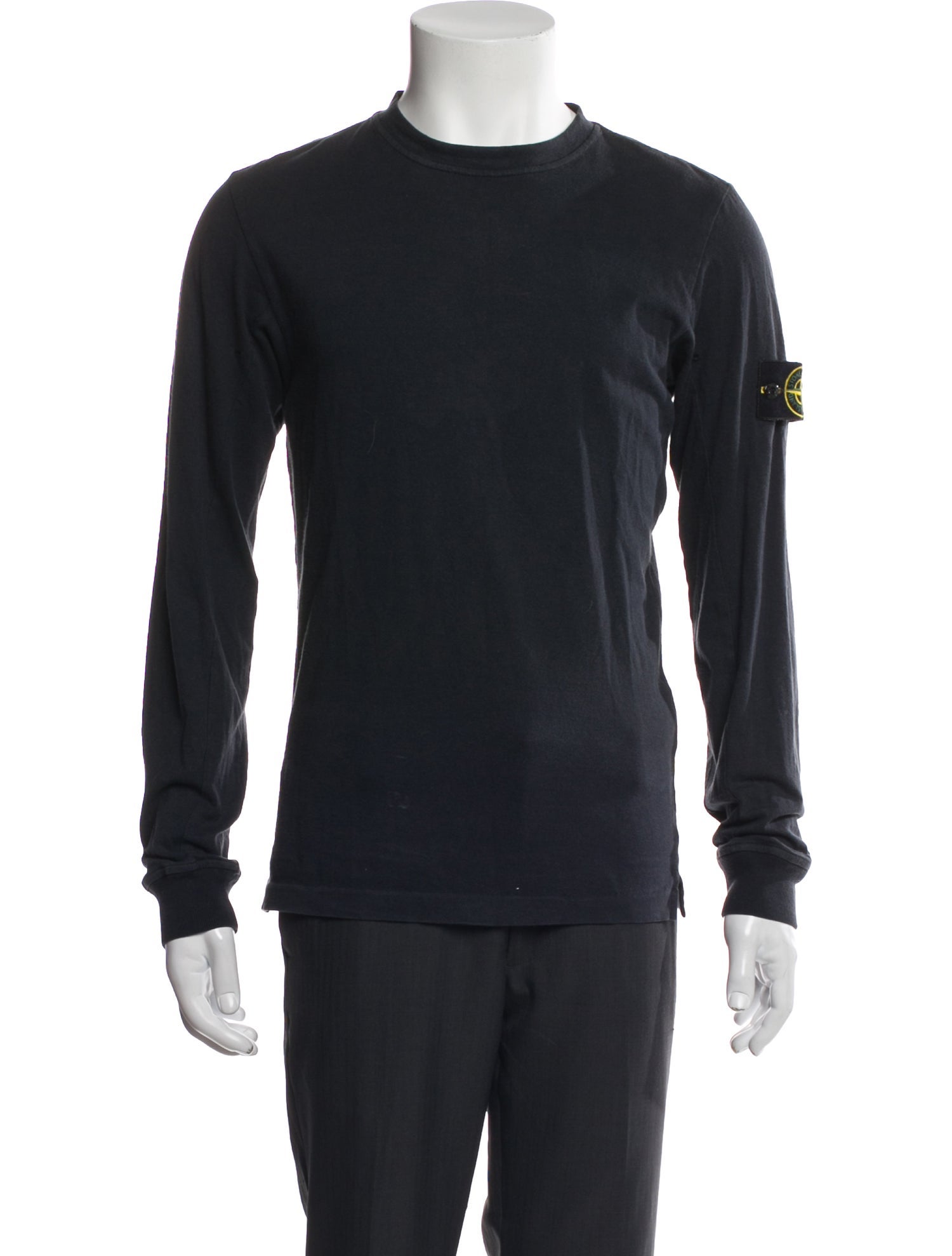 Stone Island Crew Neck Long Sleeve T-Shirt