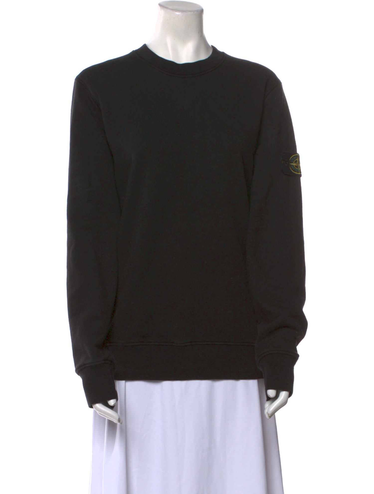 Stone Island Crew Neck Long Sleeve Sweatshirt