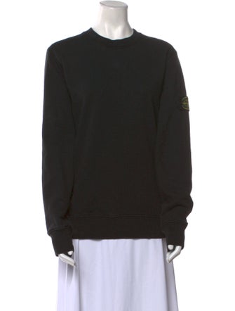 Stone Island Crew Neck Long Sleeve Sweatshirt