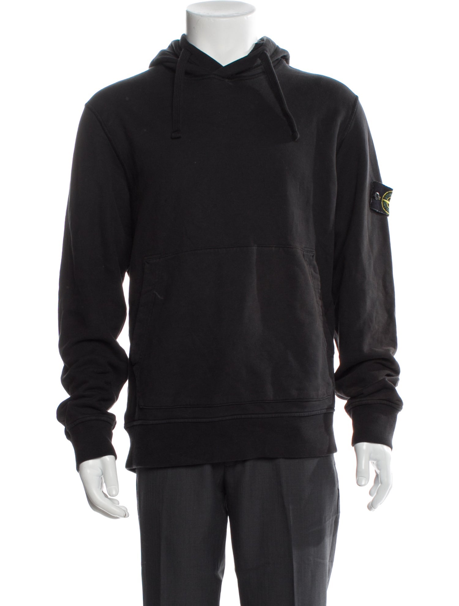 Stone Island Crew Neck Long Sleeve Hoodie