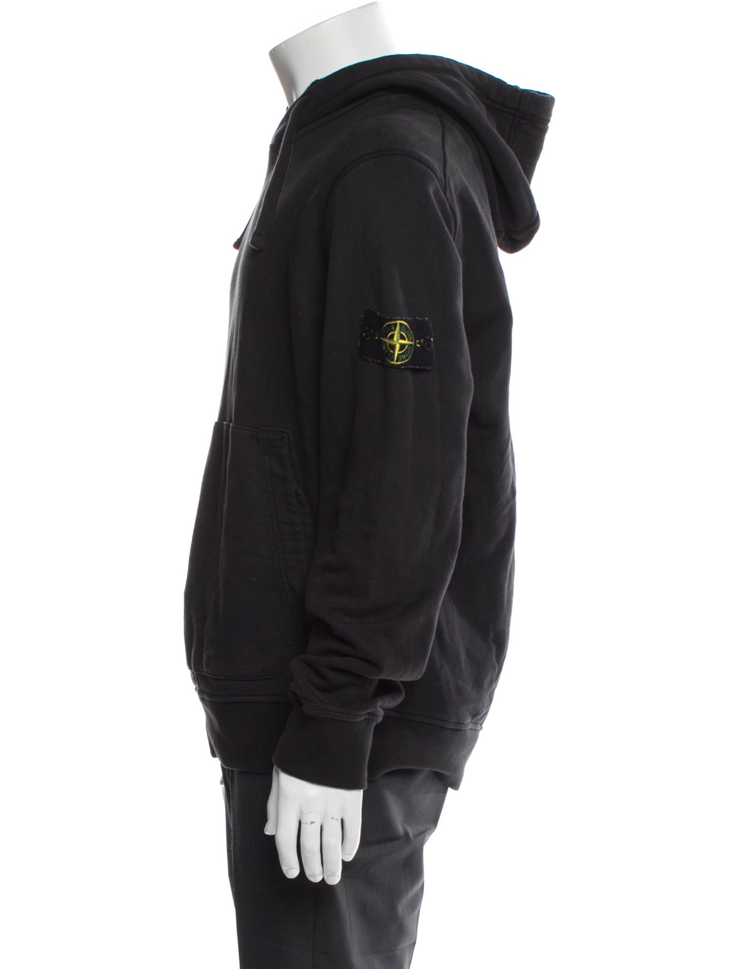 Stone Island Crew Neck Long Sleeve Hoodie