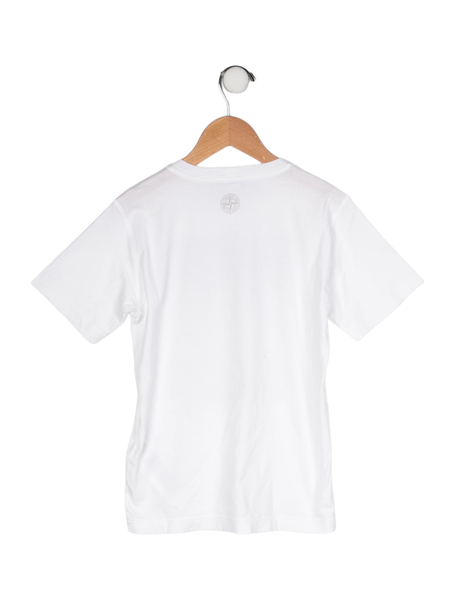 Stone Island Boys' Graphic Printed Short Sleeve T-Shirt