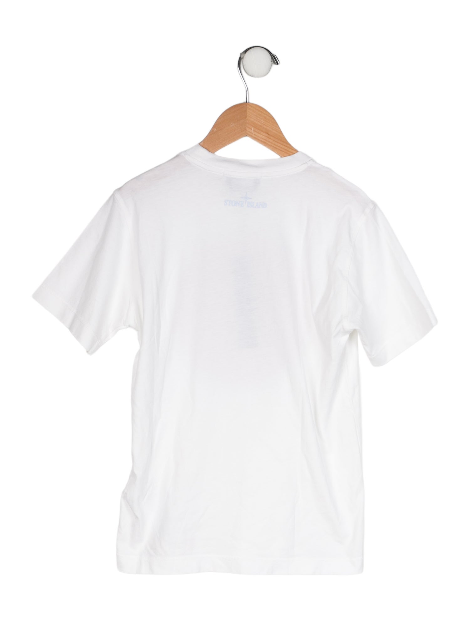 Stone Island Boys' Graphic Printed Short Sleeve T-Shirt