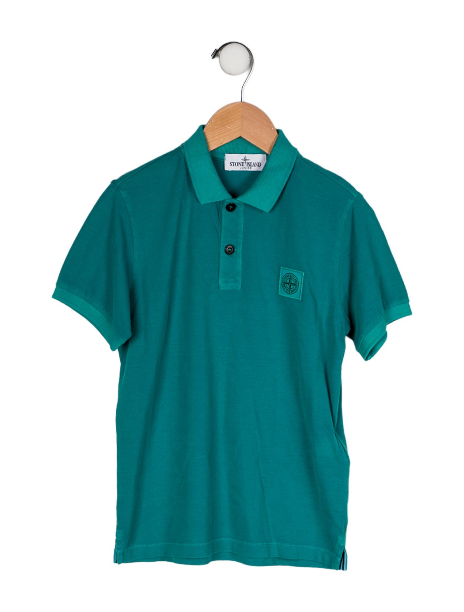 Stone Island Boys' Embroidered Short Sleeve Polo Shirt
