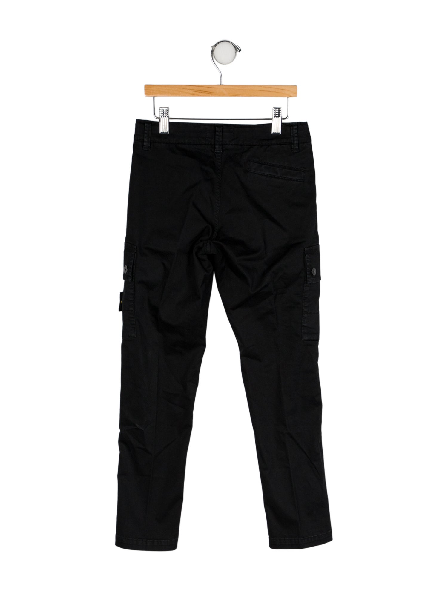 Stone Island Boys Embroidered Logo Cargo Pants