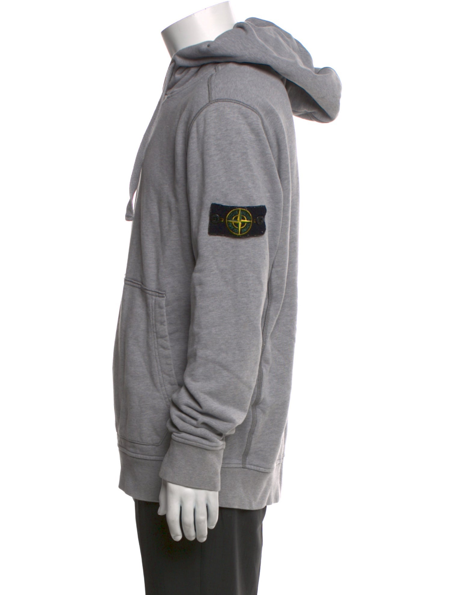 Stone Island Crew Neck Long Sleeve Hoodie