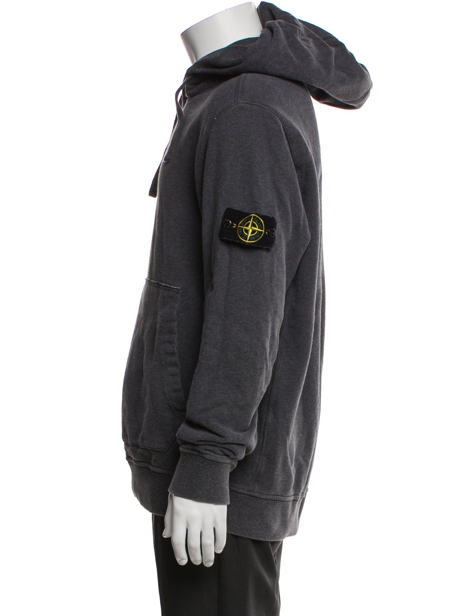 Stone Island Crew Neck Long Sleeve Hoodie
