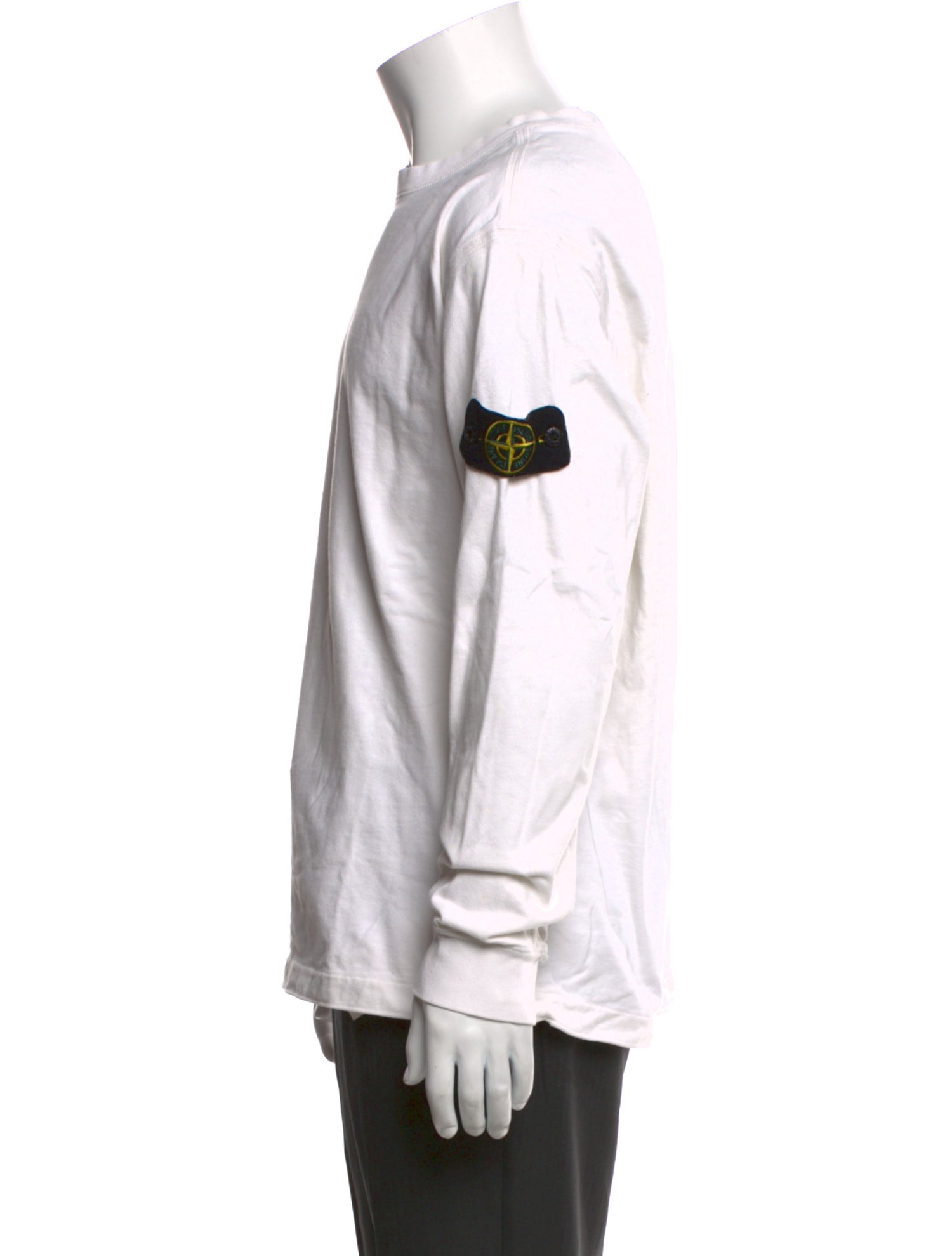 Stone Island Crew Neck Long Sleeve T-Shirt