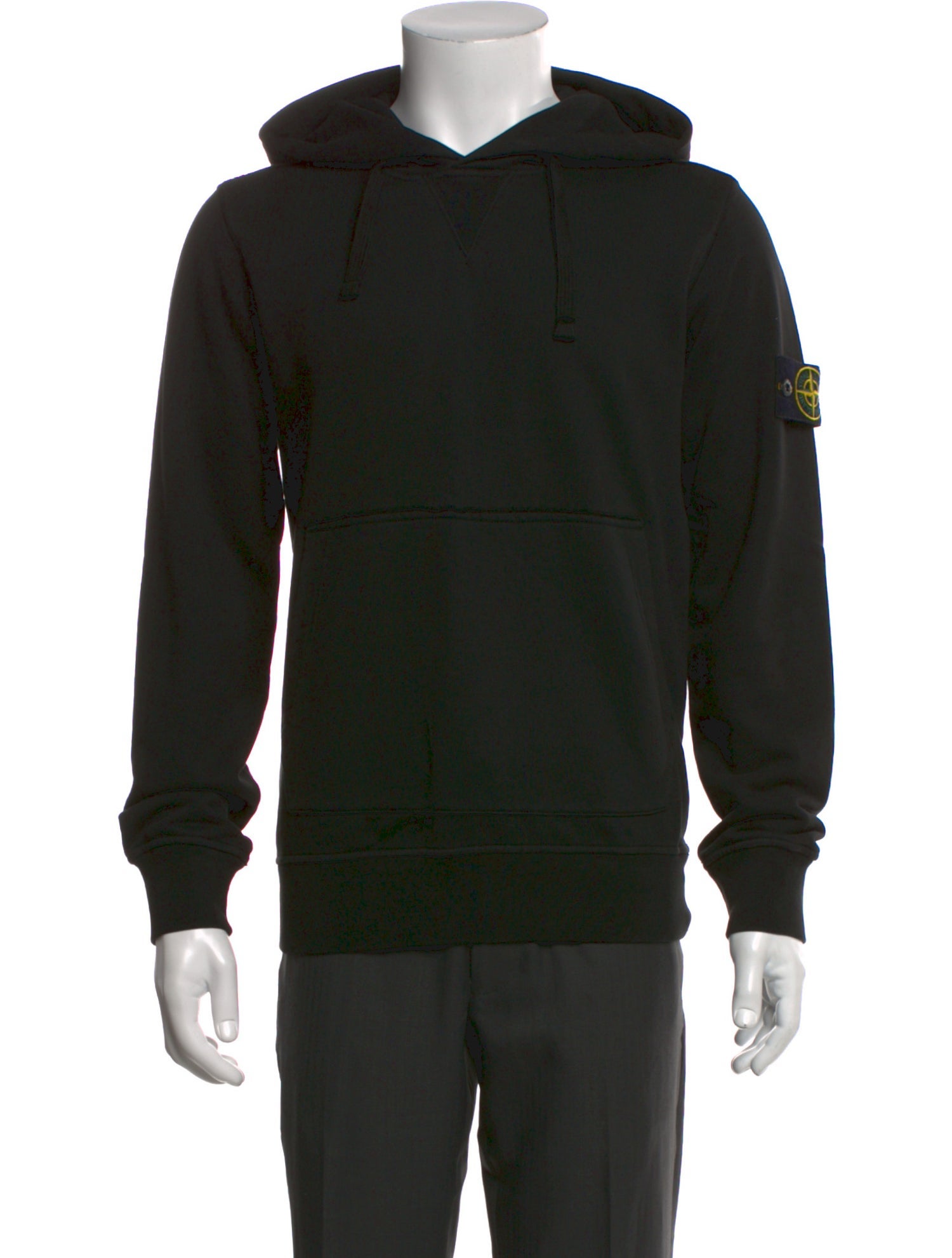 Stone Island Crew Neck Long Sleeve Hoodie