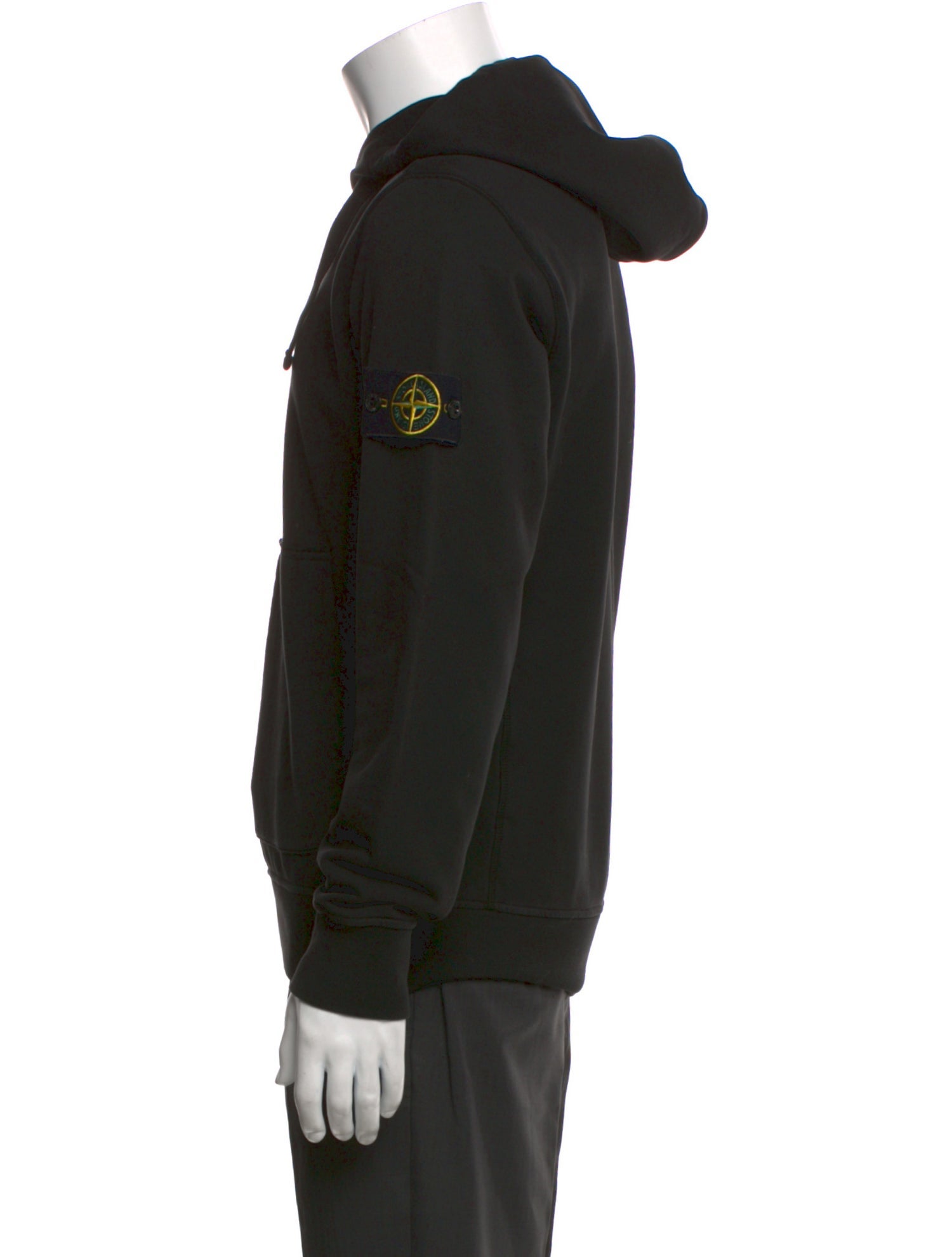 Stone Island Crew Neck Long Sleeve Hoodie